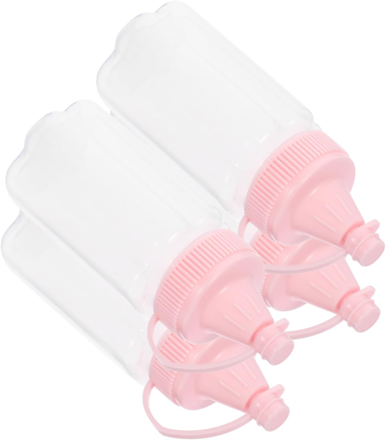 PRETYZOOM 4pcs Salad Condiment Squeeze Bottle Set