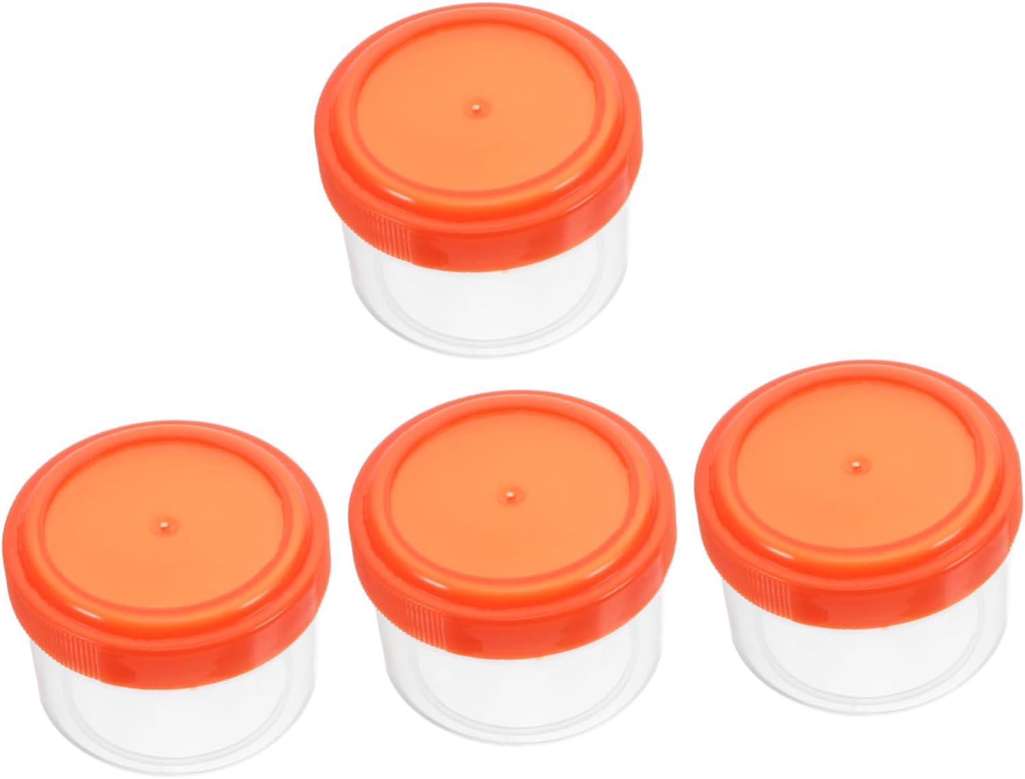 EXHUMKY 4PCS Mini Ketchup Bottles Travel Condiment Containers 1
