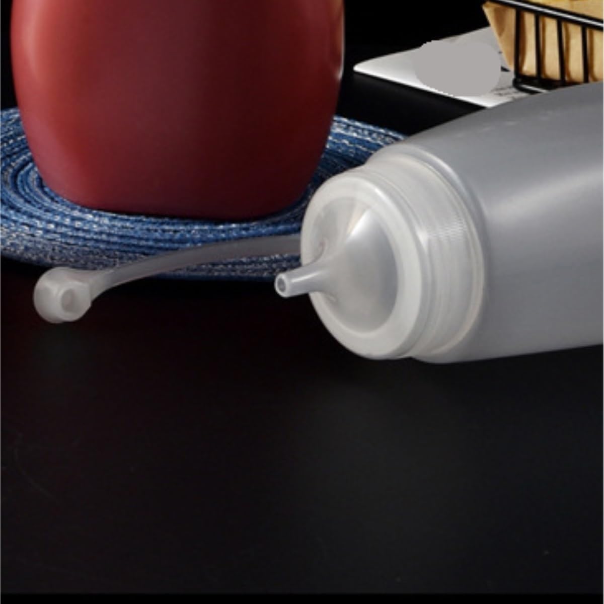 KLEYE 5 Pack Squeeze Bottles for Sauces