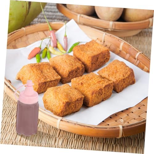 VINTORKY 4PCS Reusable Condiment Squeeze Bottles 60ml Salad Dressing Storage Set