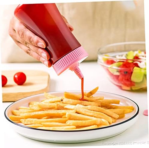 OKUMEYR Condiment Squeeze Bottles for Ketchup Mustard Salad Dressings Sauces 1