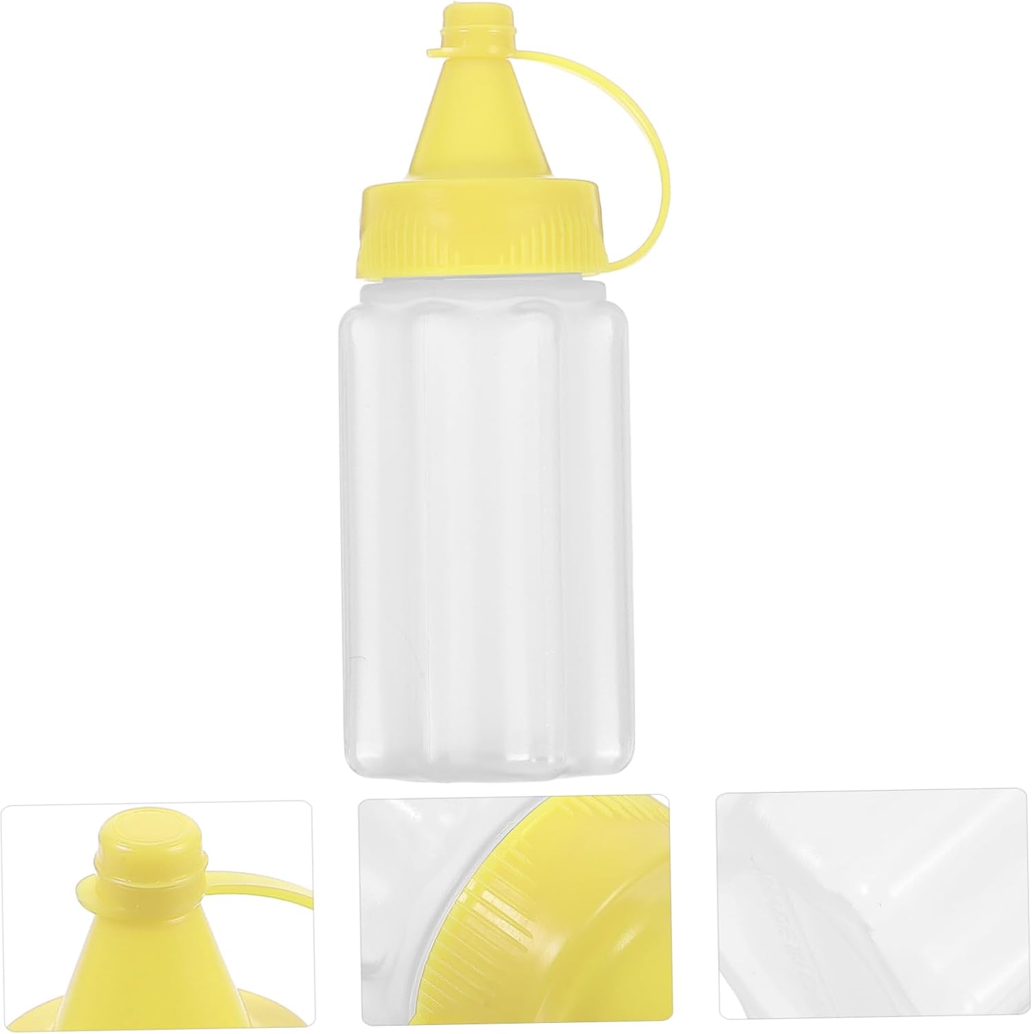 4PCS Reusable Condiment Squeeze Bottles for Kitchen Use 1