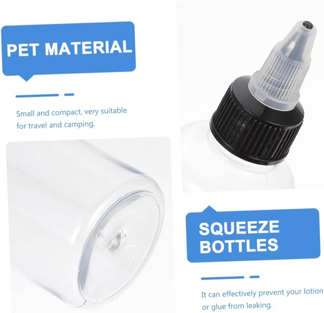 20 Pcs PET Condiment Squeeze Bottles 1
