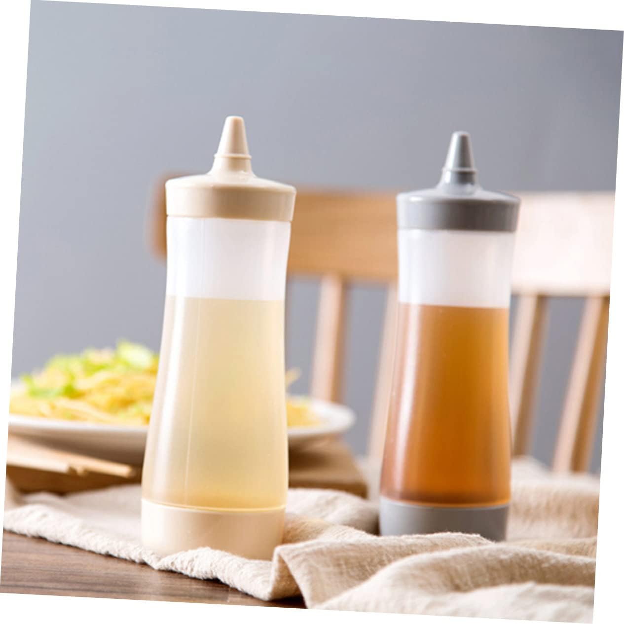 NAMOARLY Salad Dressing Bottle 350ml Leakproof Squeeze