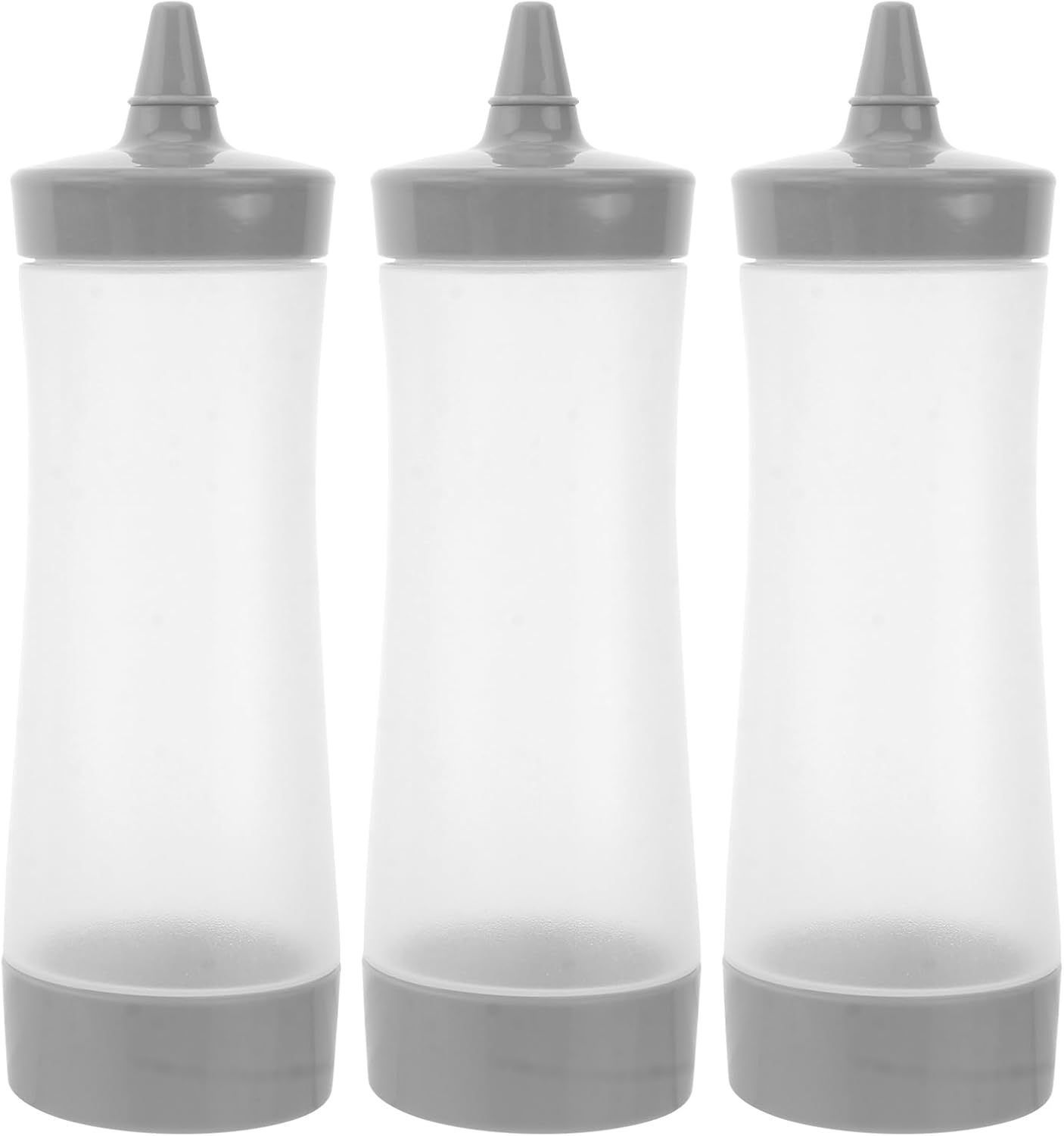 3PCS Squeeze Condiment Bottles for Ketchup Mustard Jam
