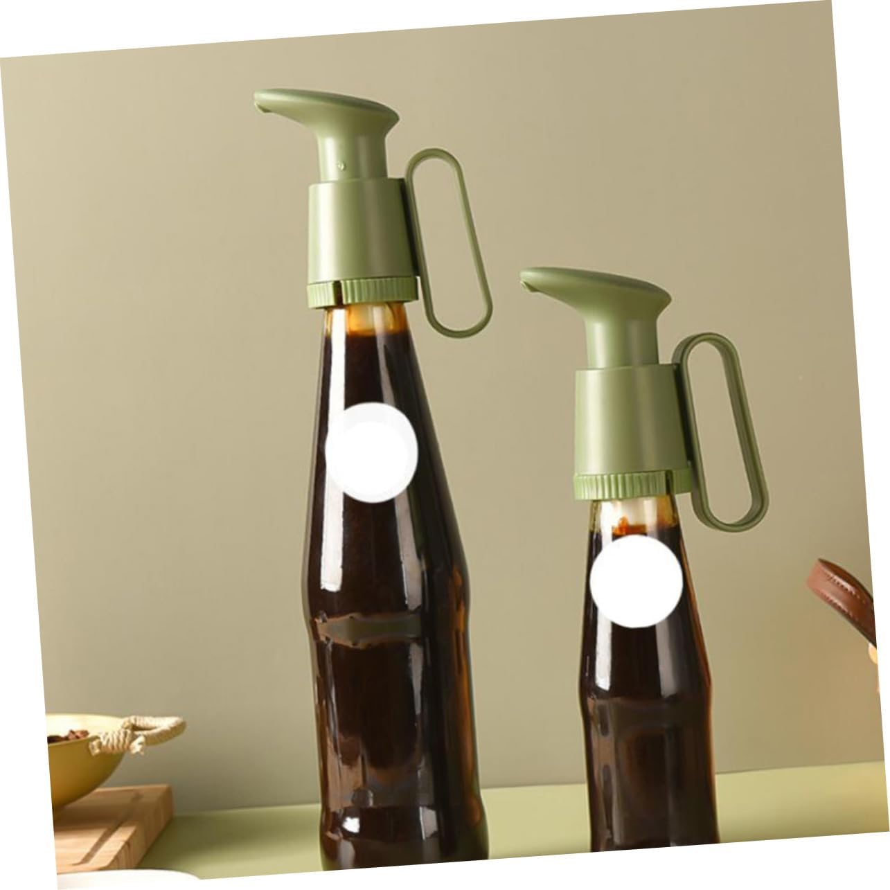 Refillable Oil Dispenser Pump Bottle for Kitchen