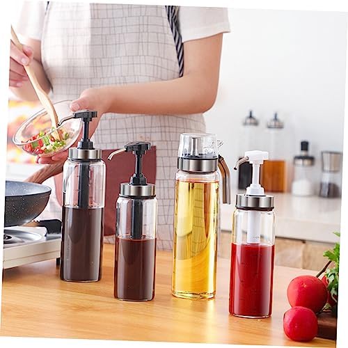 500ml Salad Sauce Pump Bottle with Spring Lid