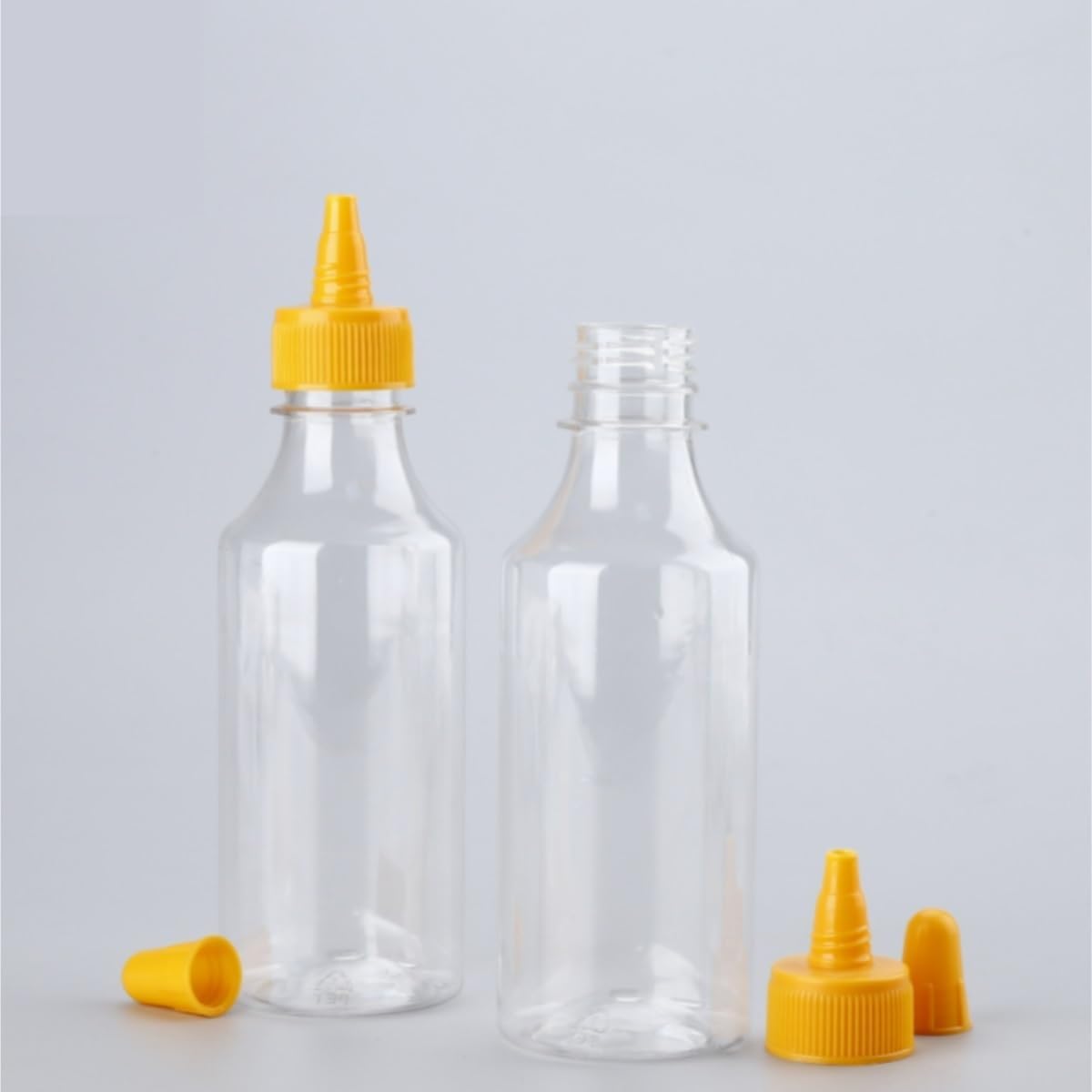 KLEYE 5PCS Condiment Squeeze Bottles