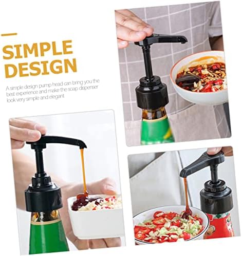 VINTORKY 4Pcs Condiment Squeeze Pump Set for Kitchen Bottles 1