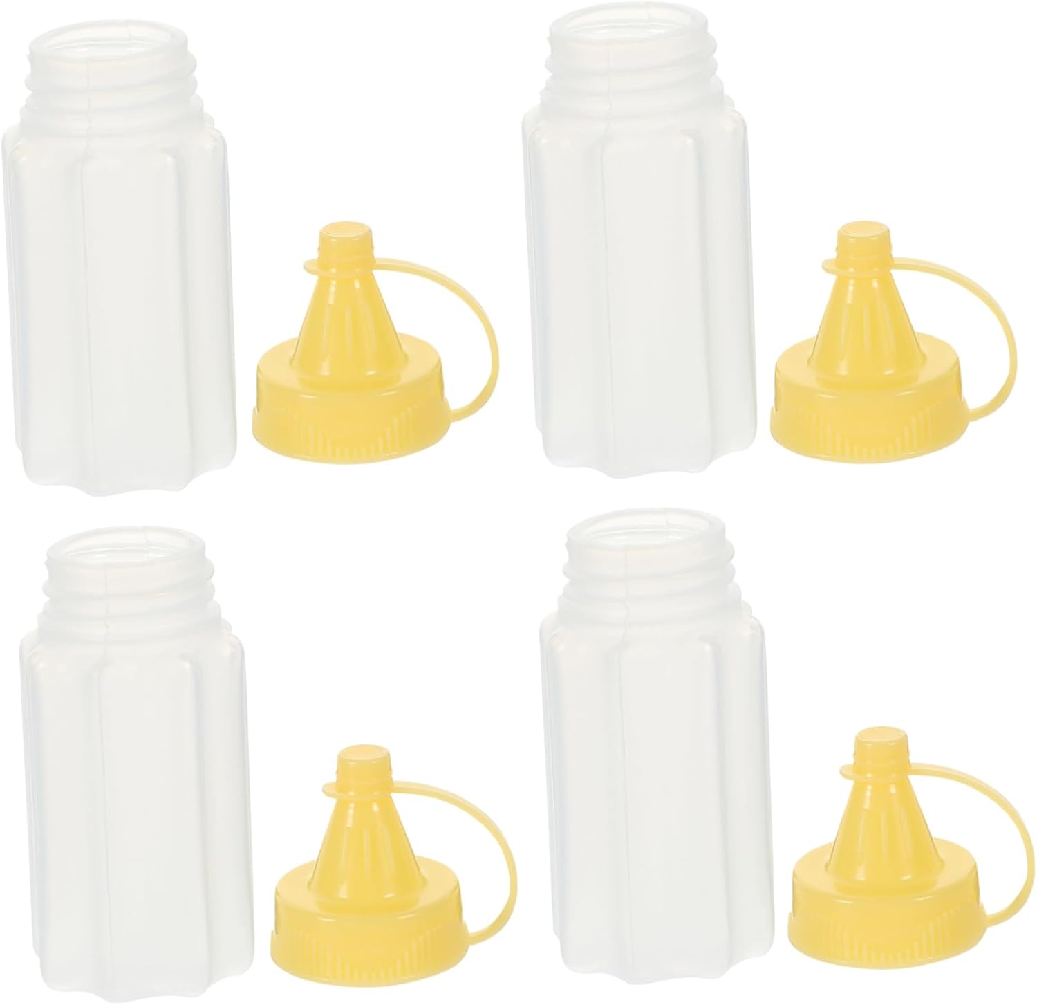 VILLFUL 3-Piece Squeeze Condiment Bottles Set