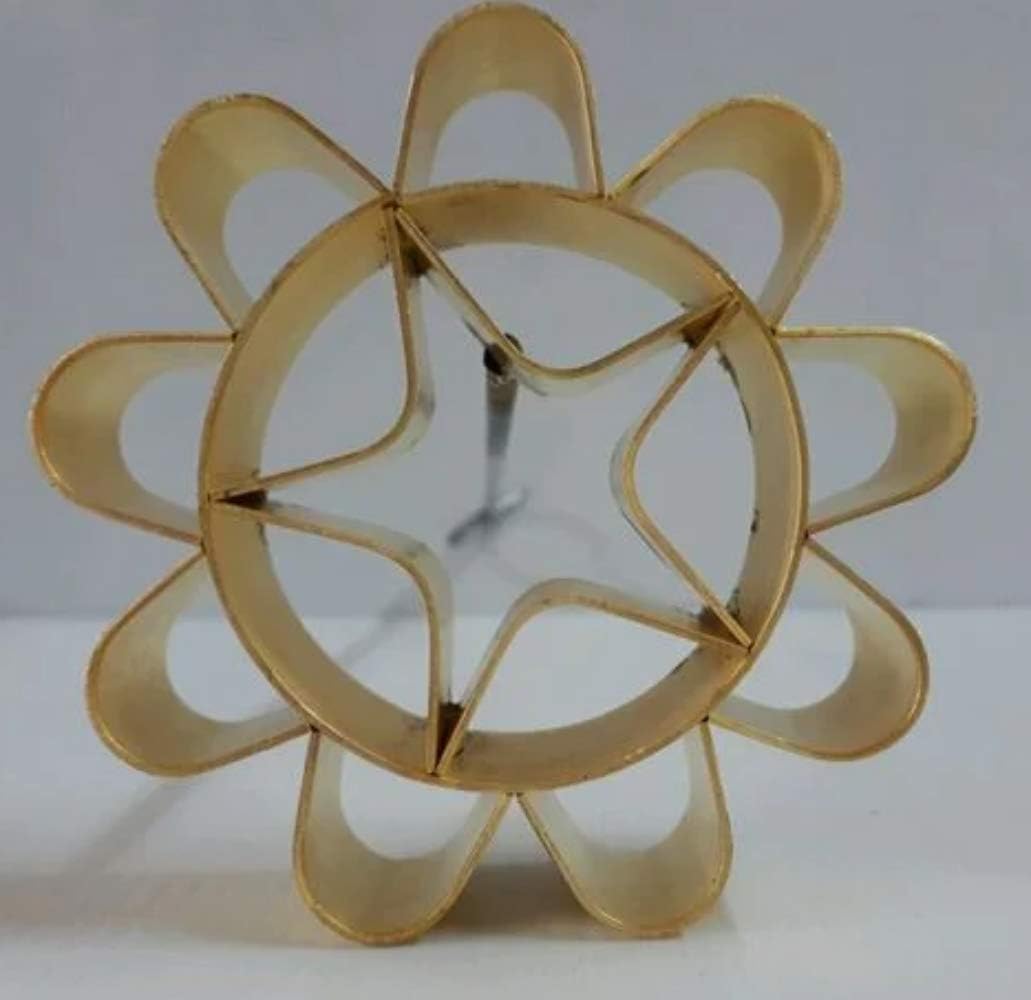 Cozinest Dok Jok Brass Mold for Thai Lotus Blossom Cookies
