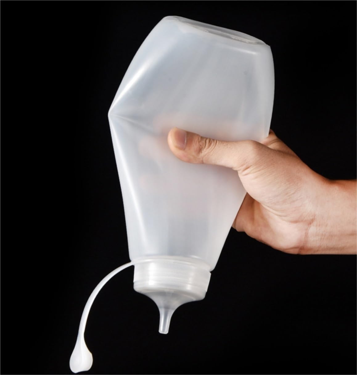 KLEYE 5 Pack Squeeze Bottles for Sauces