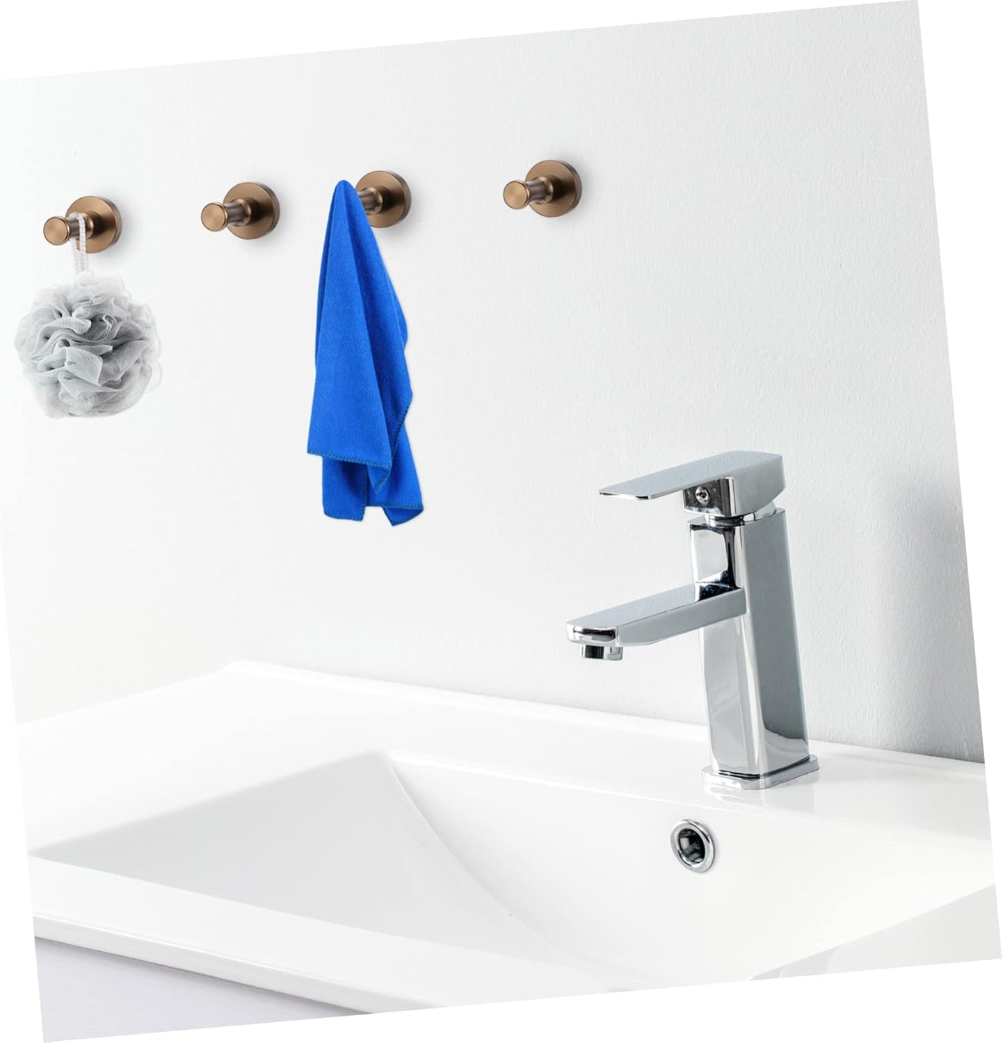 IMIKEYA Heavy-duty Aluminum Coat Hooks 4pcs