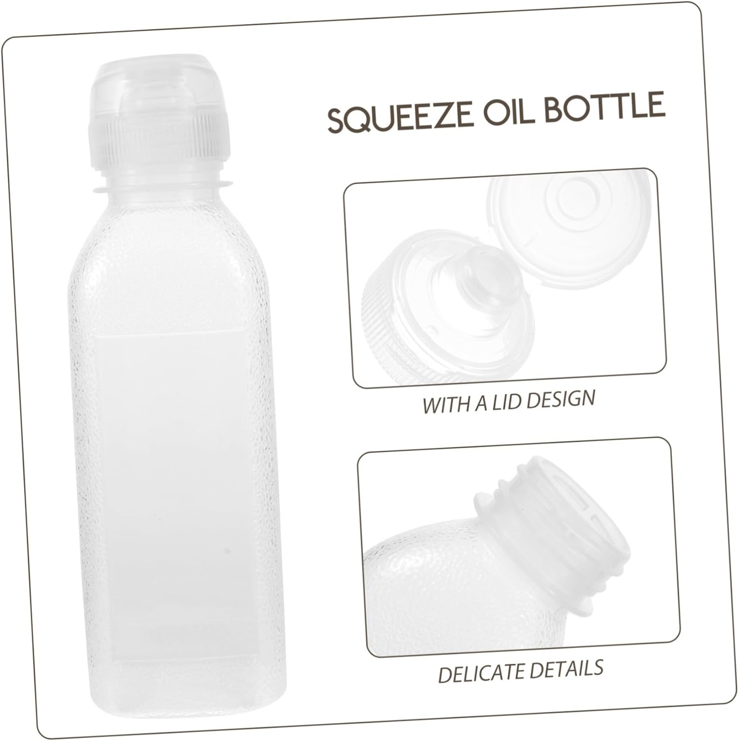 CIYODO Oil Bottle Sauce Dispenser Set of 4