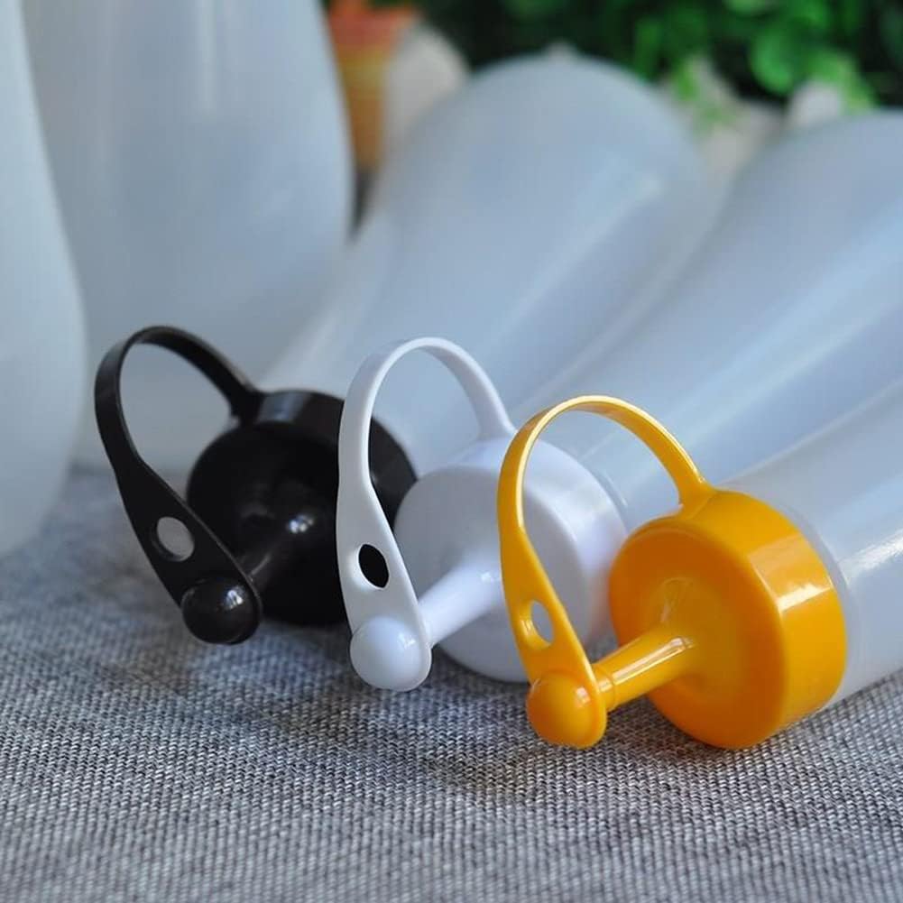2-Piece Condiment Squeeze Bottles with Twist Cap - Orange 16oz