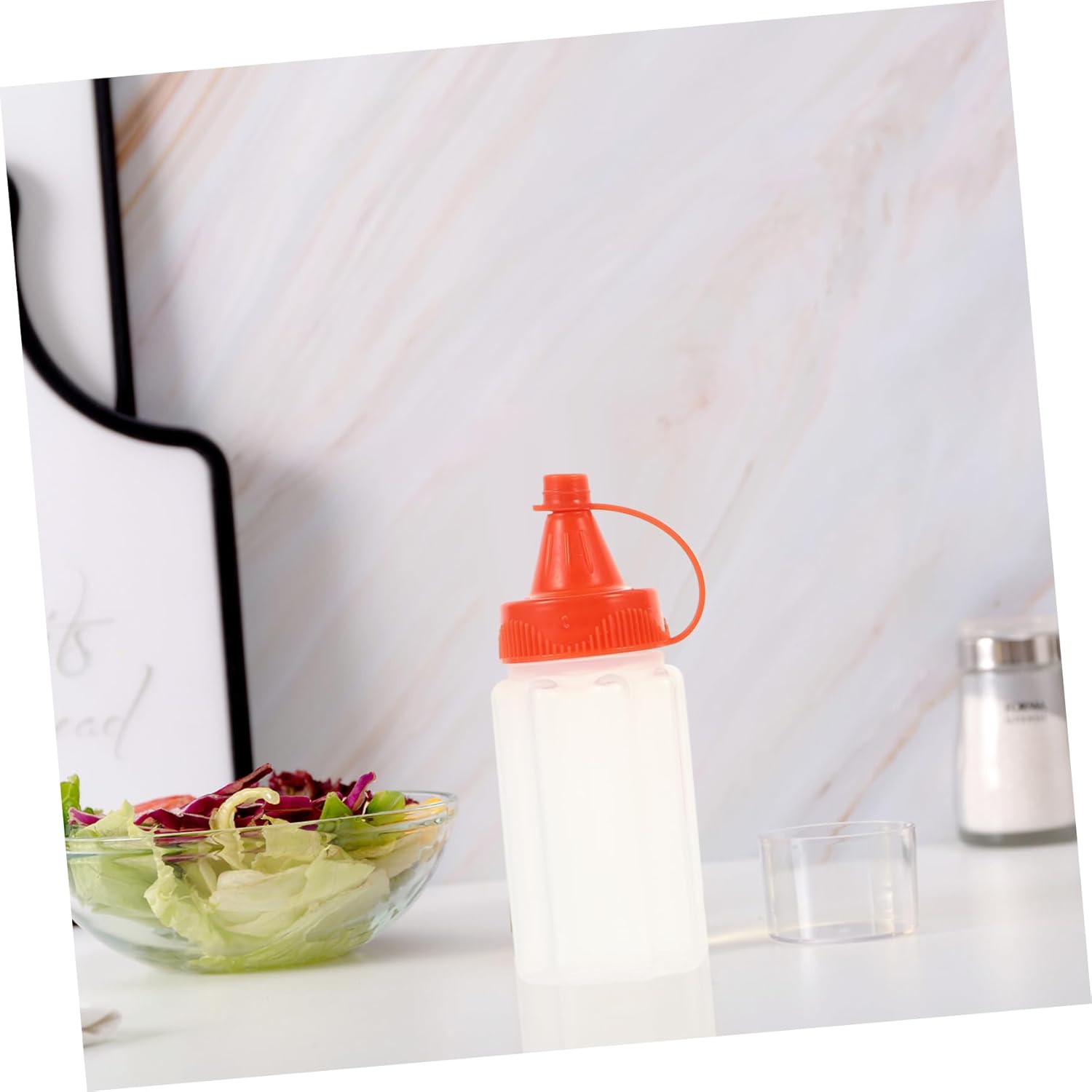 Zerodeko Durable Condiment Squeeze Bottles Set