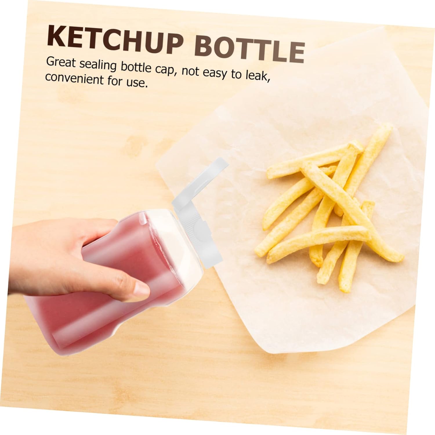 CIYODO 4PCS Mini Sauce Bottles Safe Material Leakproof Kitchen Condiment Containers