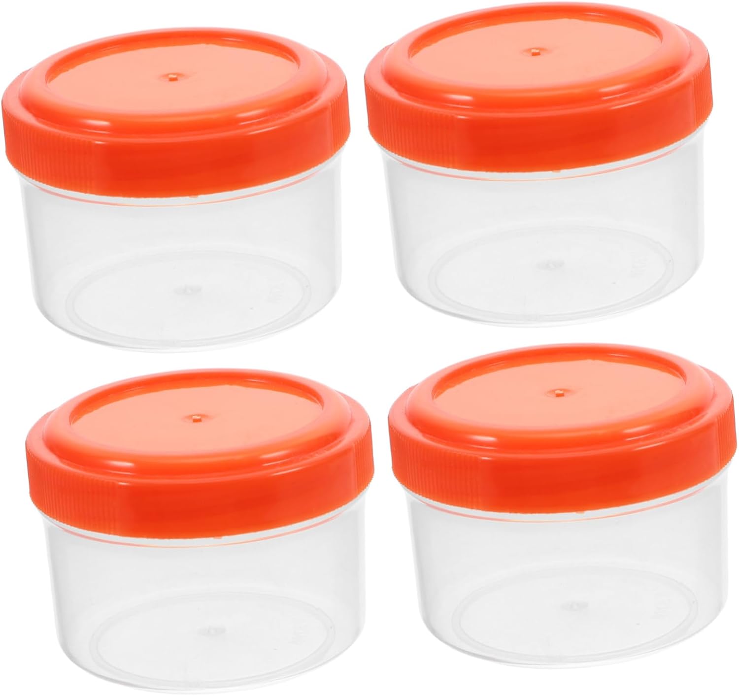 EXHUMKY 4PCS Mini Ketchup Bottles Travel Condiment Containers 1