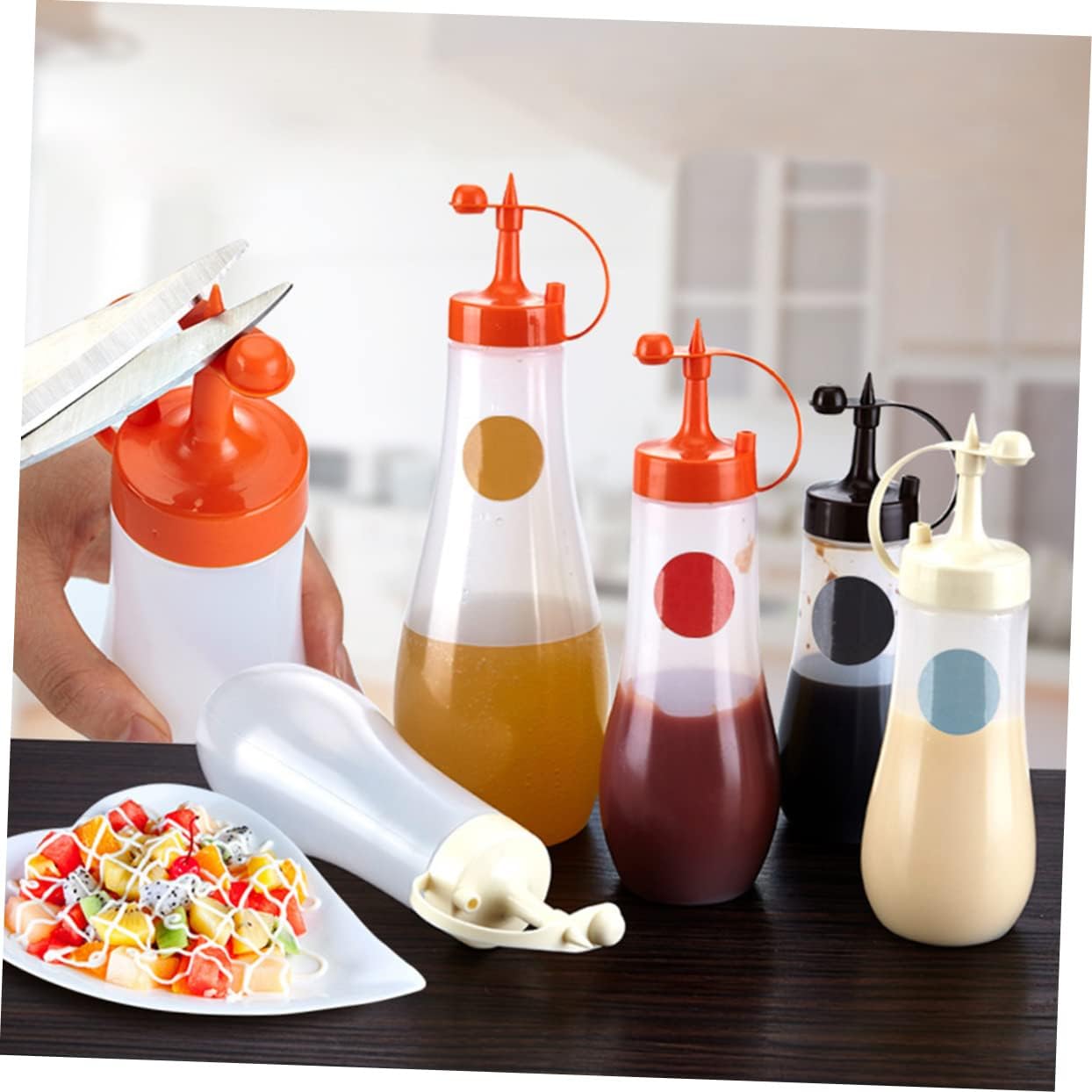 Sustainable Salad Dressing Shaker Bottles 3 Pack