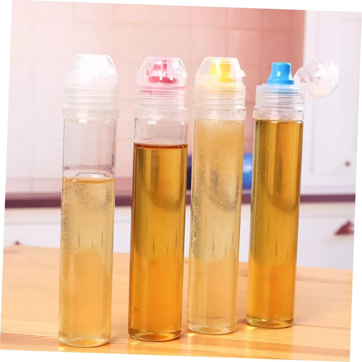 HOLIDYOYO 4PCS Storage Jars with Lids for Makeup and Food