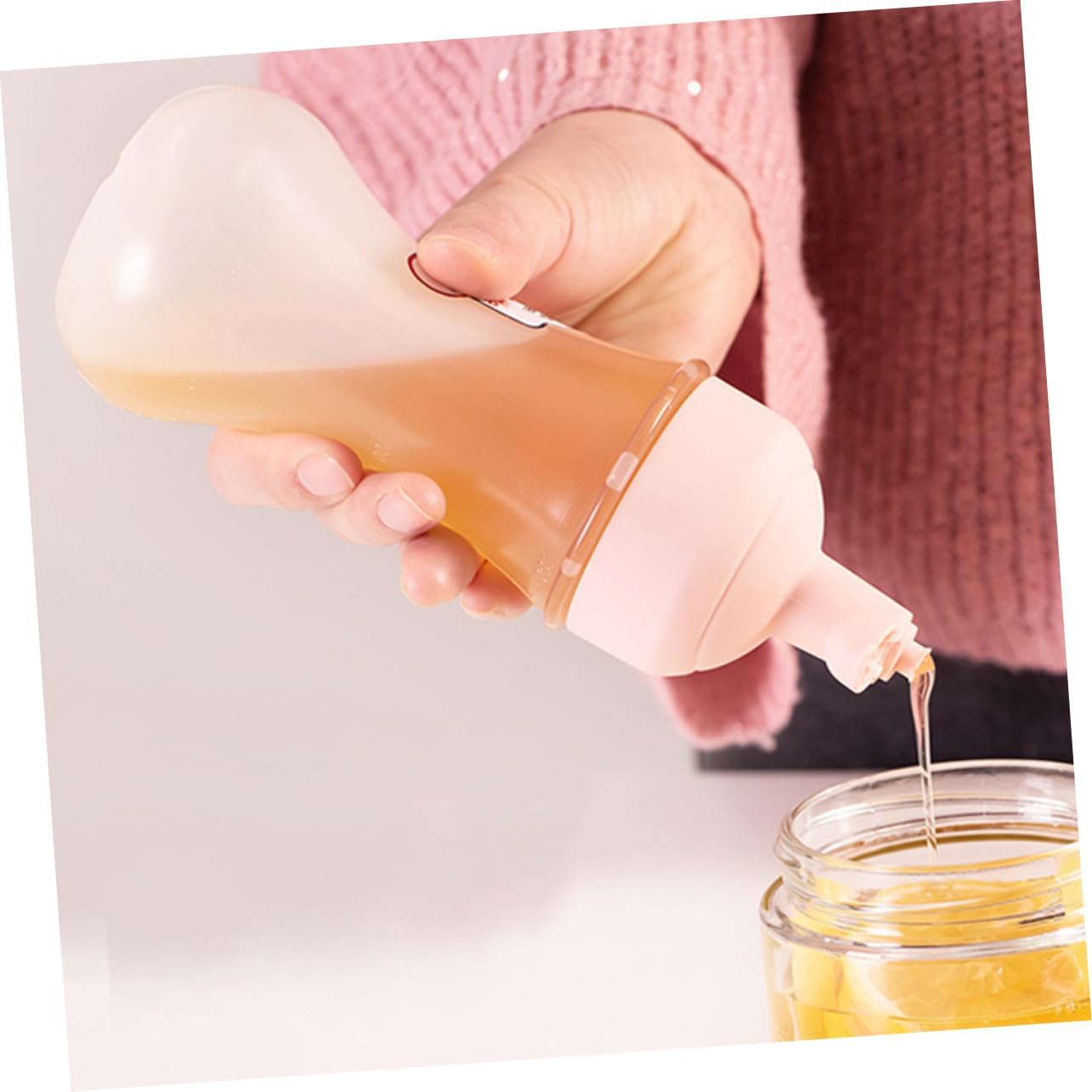 LABRIMP 2Pcs 350ml Condiment Squeeze Bottles