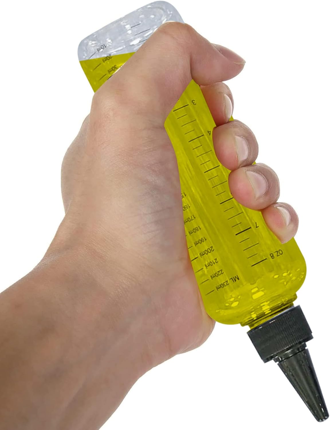 12PCS Paint Bottles with Scale 250ml