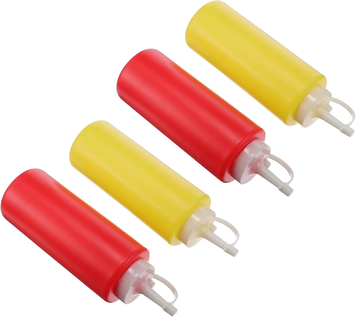 4 Pack Salad Dressing Shaker Bottles for Condiments