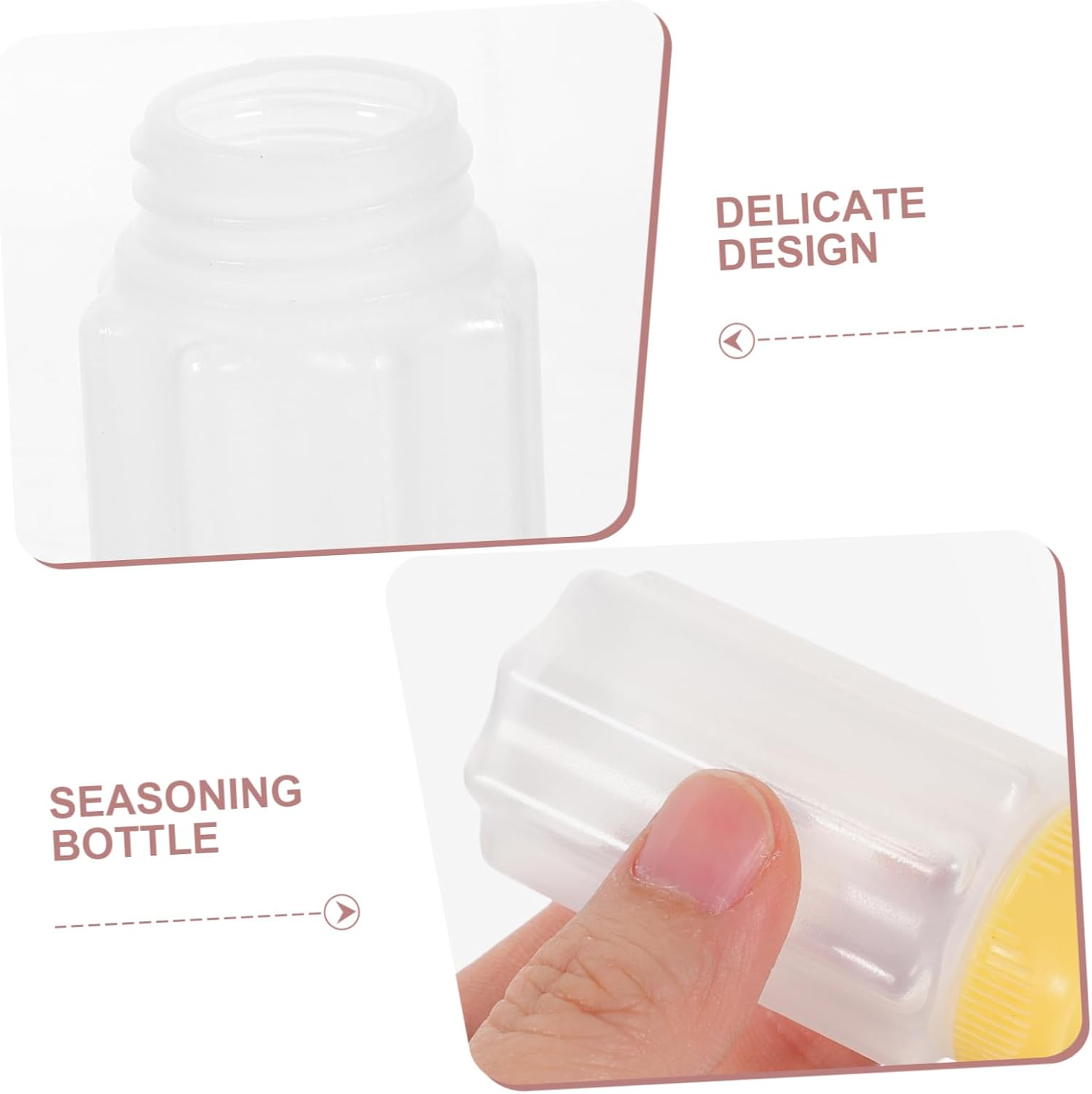 CIYODO Mini Squeeze Bottles 4 in 1 Condiment Set for Travel