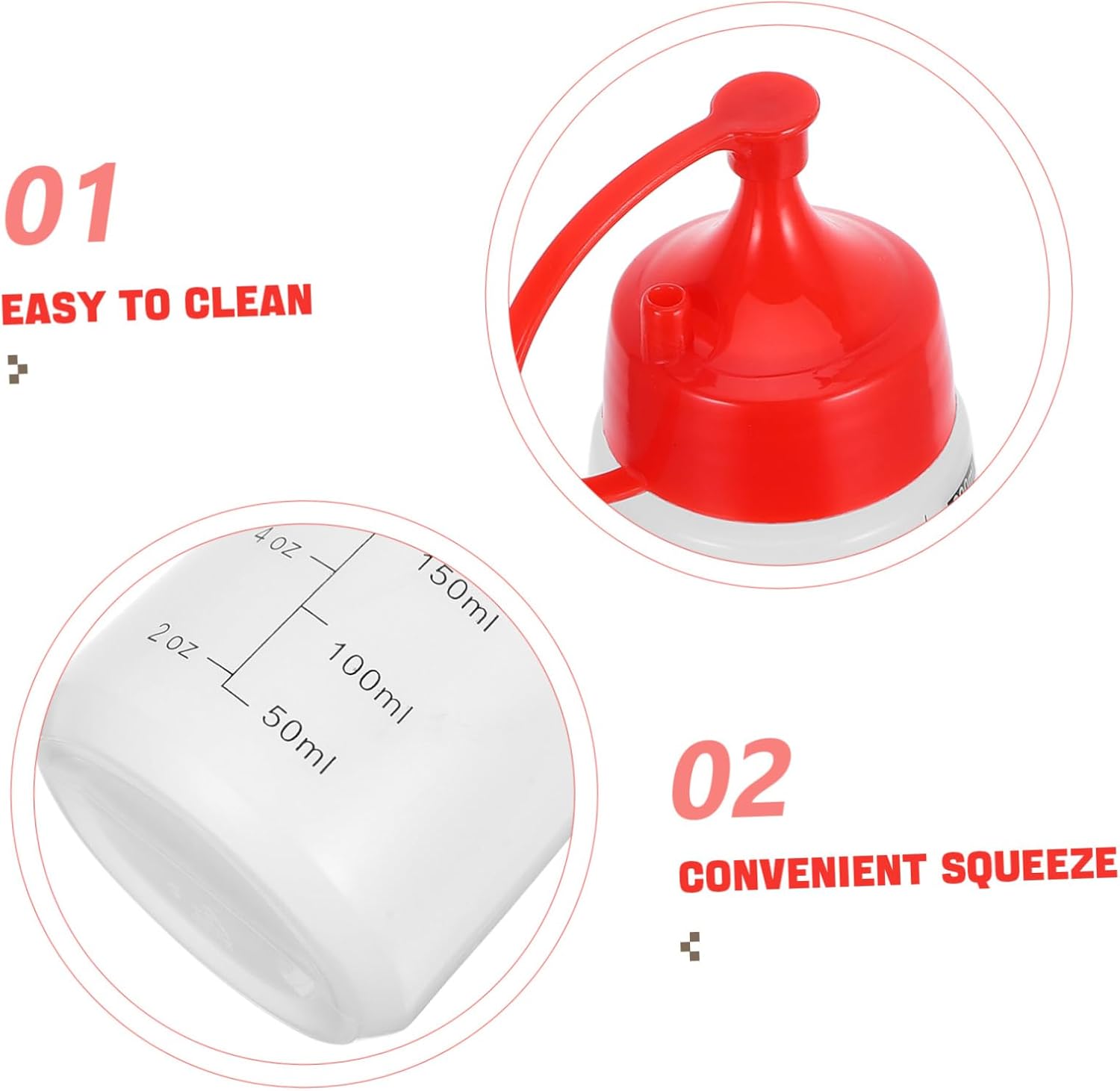 Tomato Sauce Squeeze Bottle for Ketchup and Salad Dressing 1