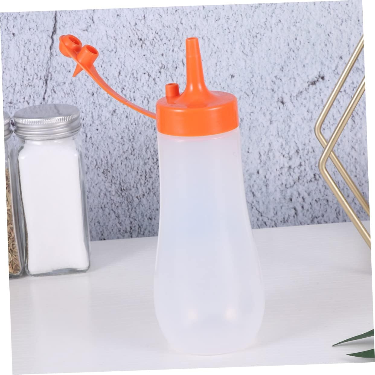 COLLBATH 3 Color Salad Dressing Squeeze Bottles Set