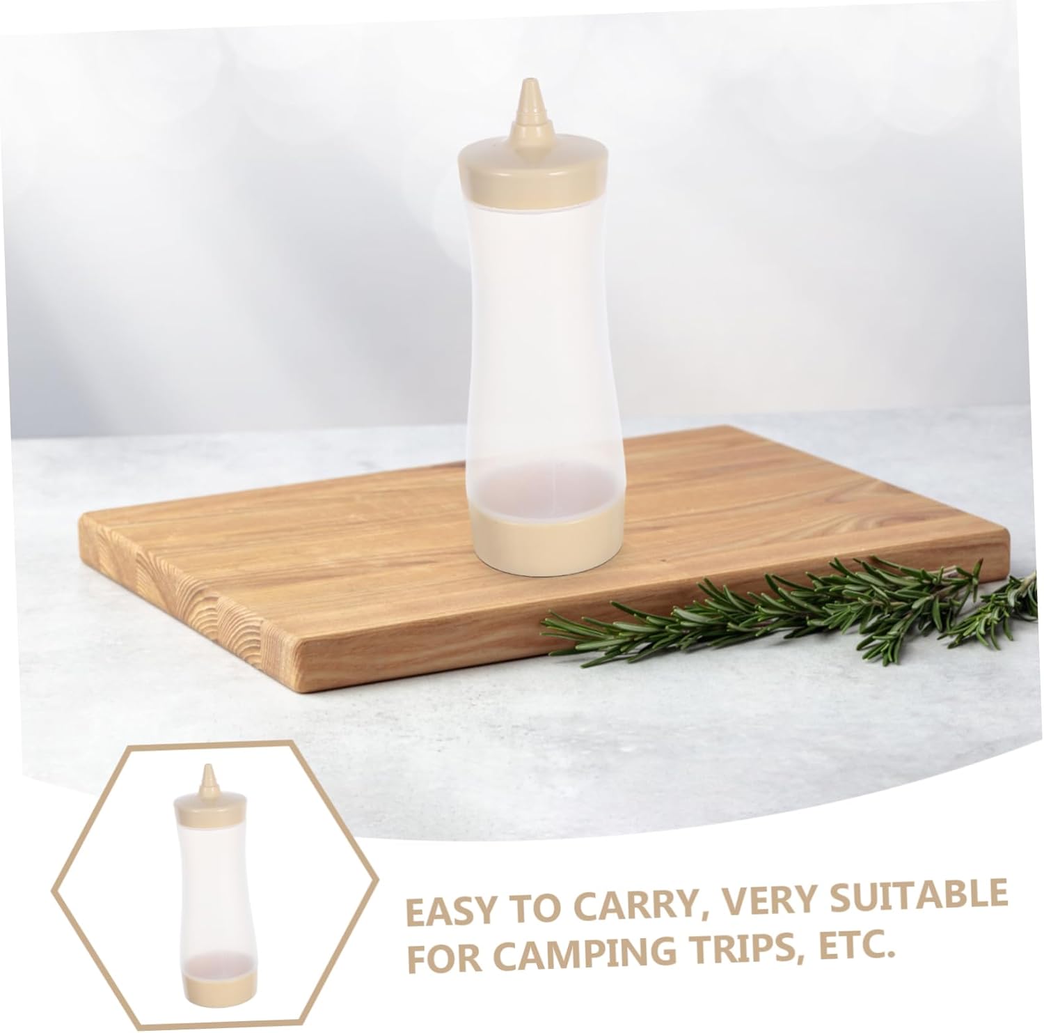 PRETYZOOM 3-Piece Squeeze Condiment Bottles Set