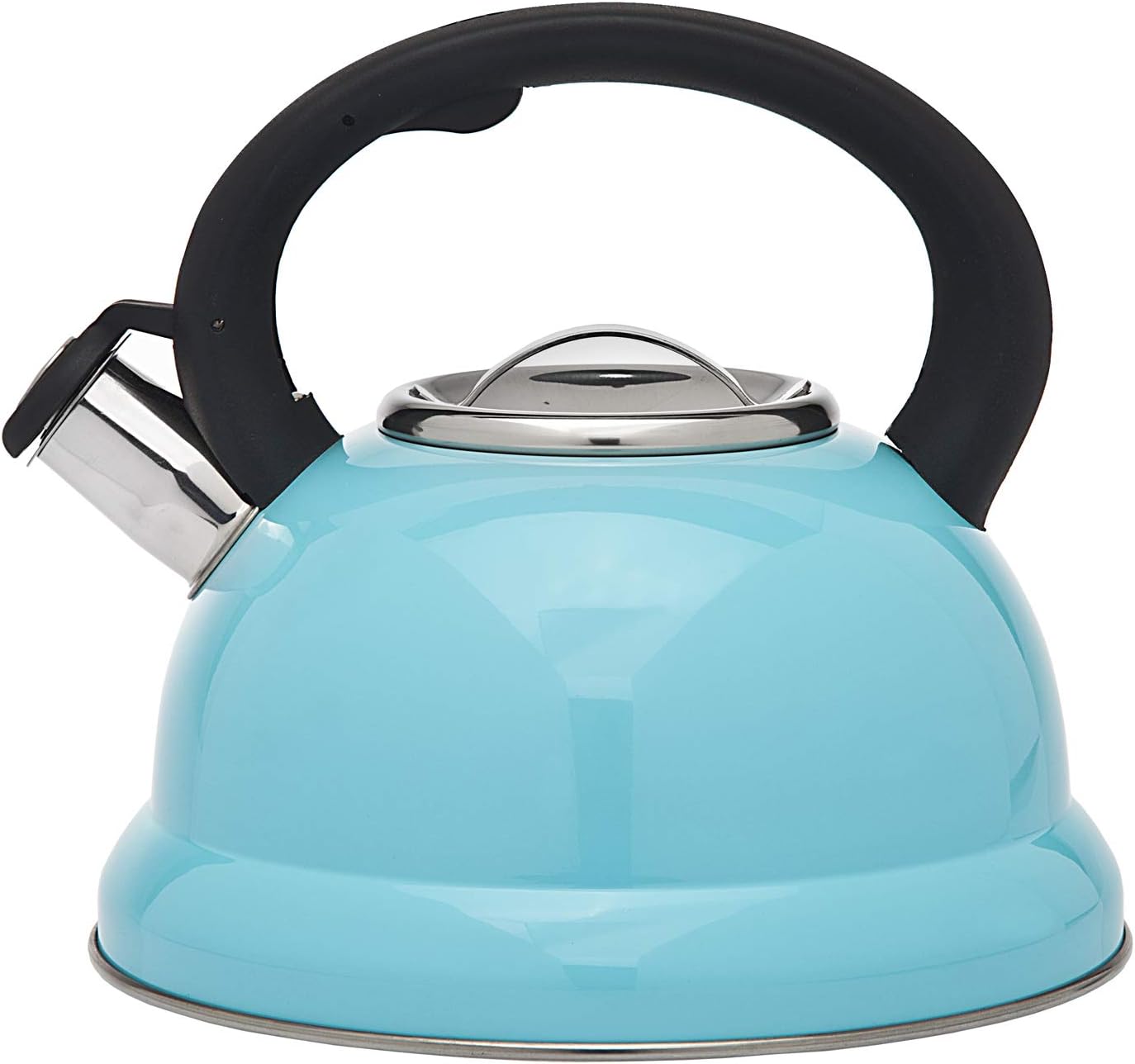 STUDIO SILVERSMITHS Whistling Tea Kettle 26 Liter Aqua