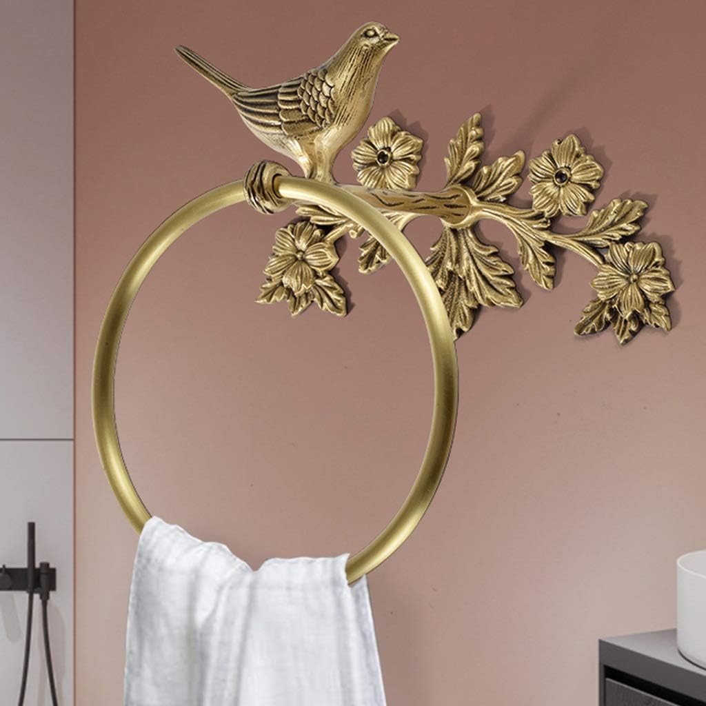 HCANte Wall Mounted Copper Bird Coat Rack
