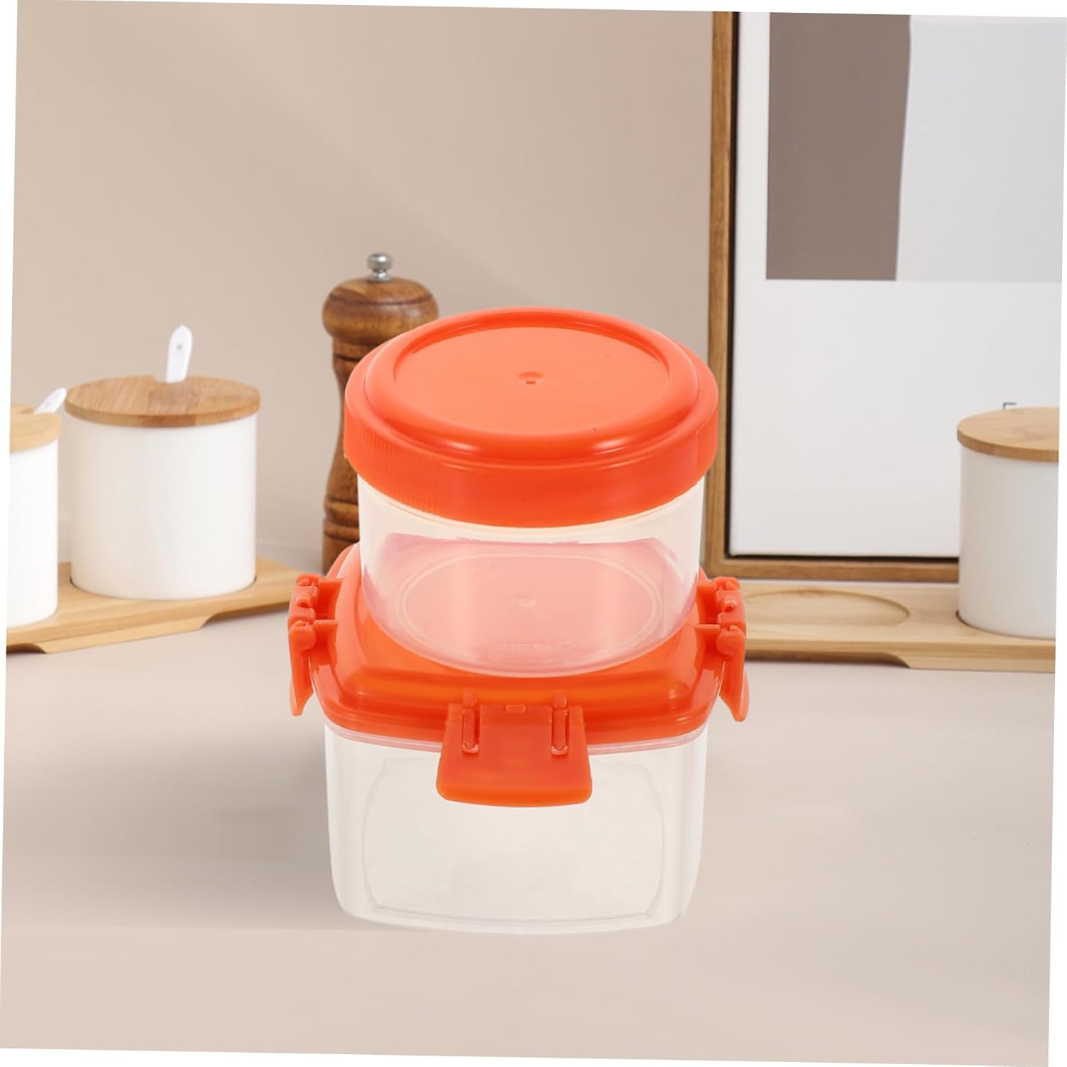 MAGICLULU 3 Sets Sauce Bottle Boxes Honey Dispenser Condiment Jars