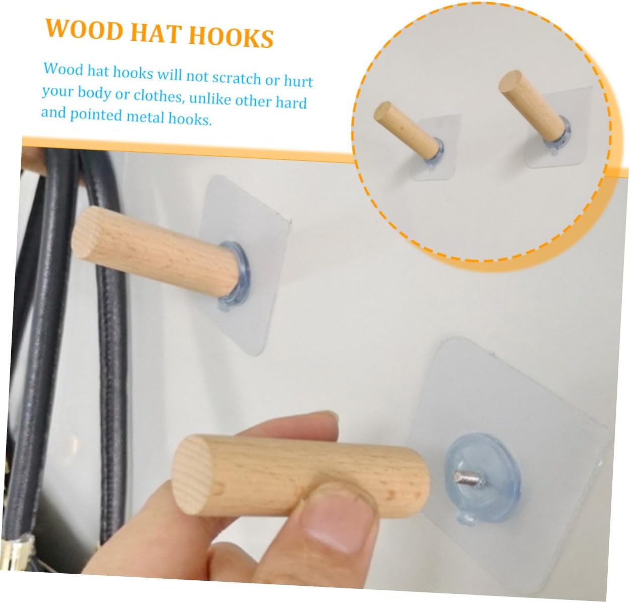 KITANDOVE 6pcs Utility Hooks Heavy Duty