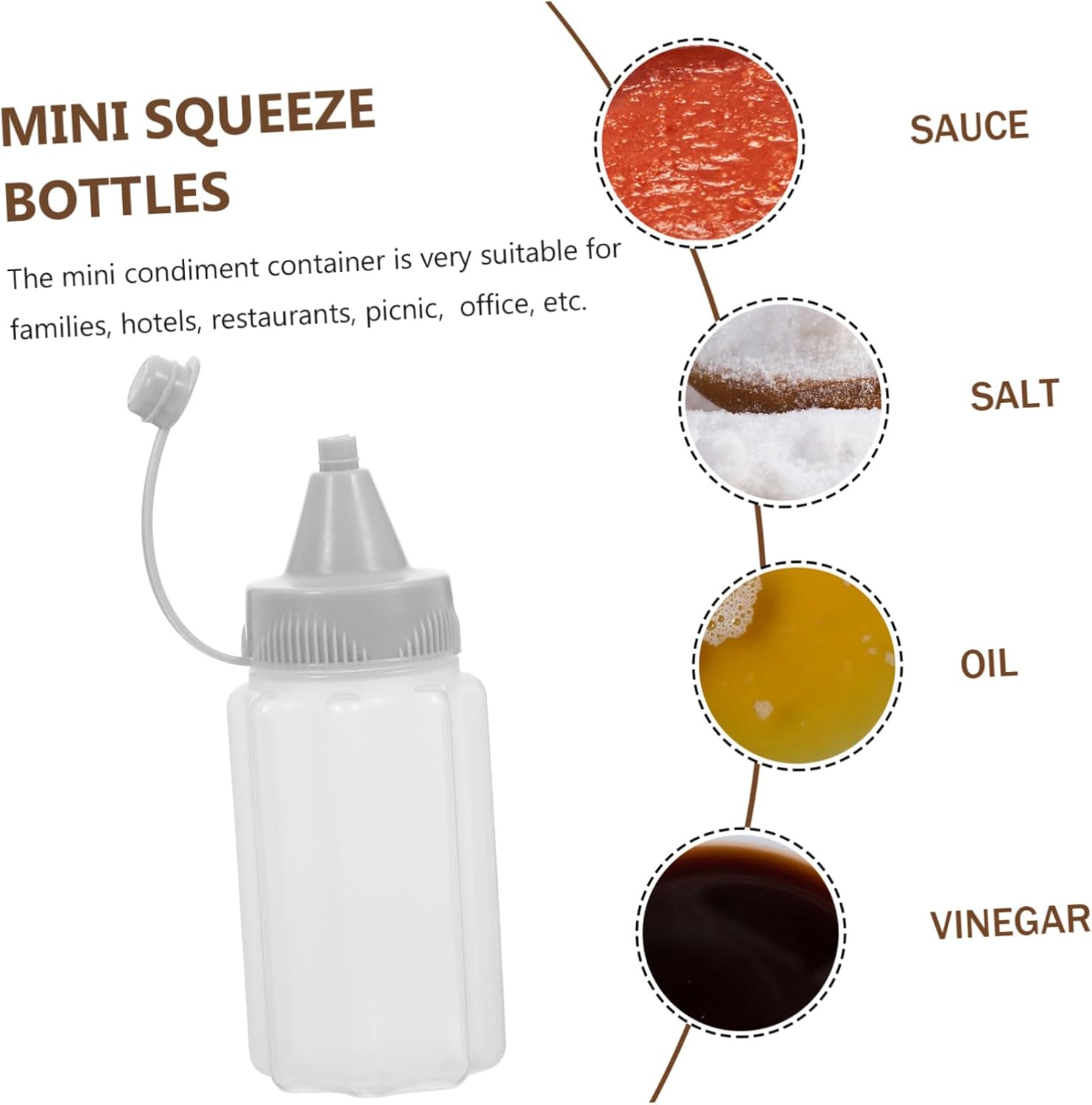 BIUDECO 4 Pack Condiment Squeeze Bottles 1