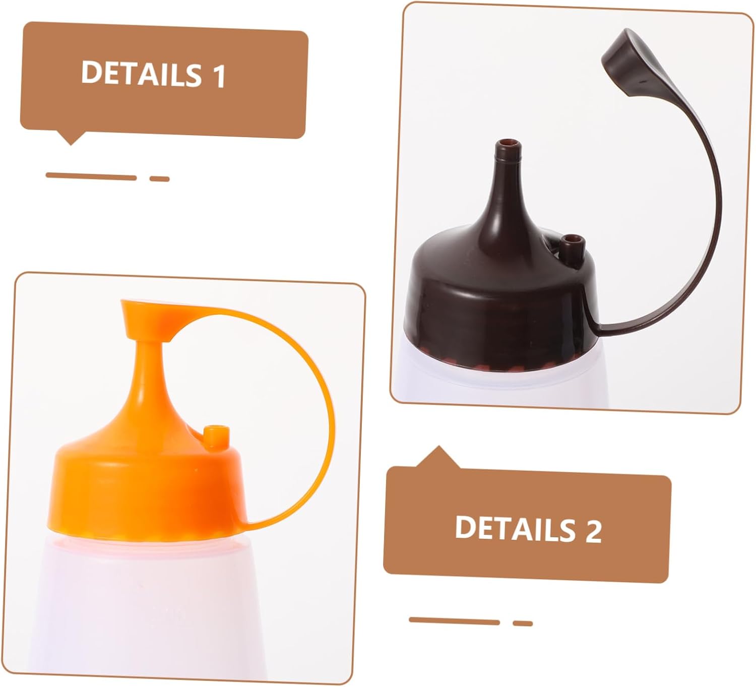 HOLIDYOYO Tomato Sauce Squeeze Bottles 4 Pack