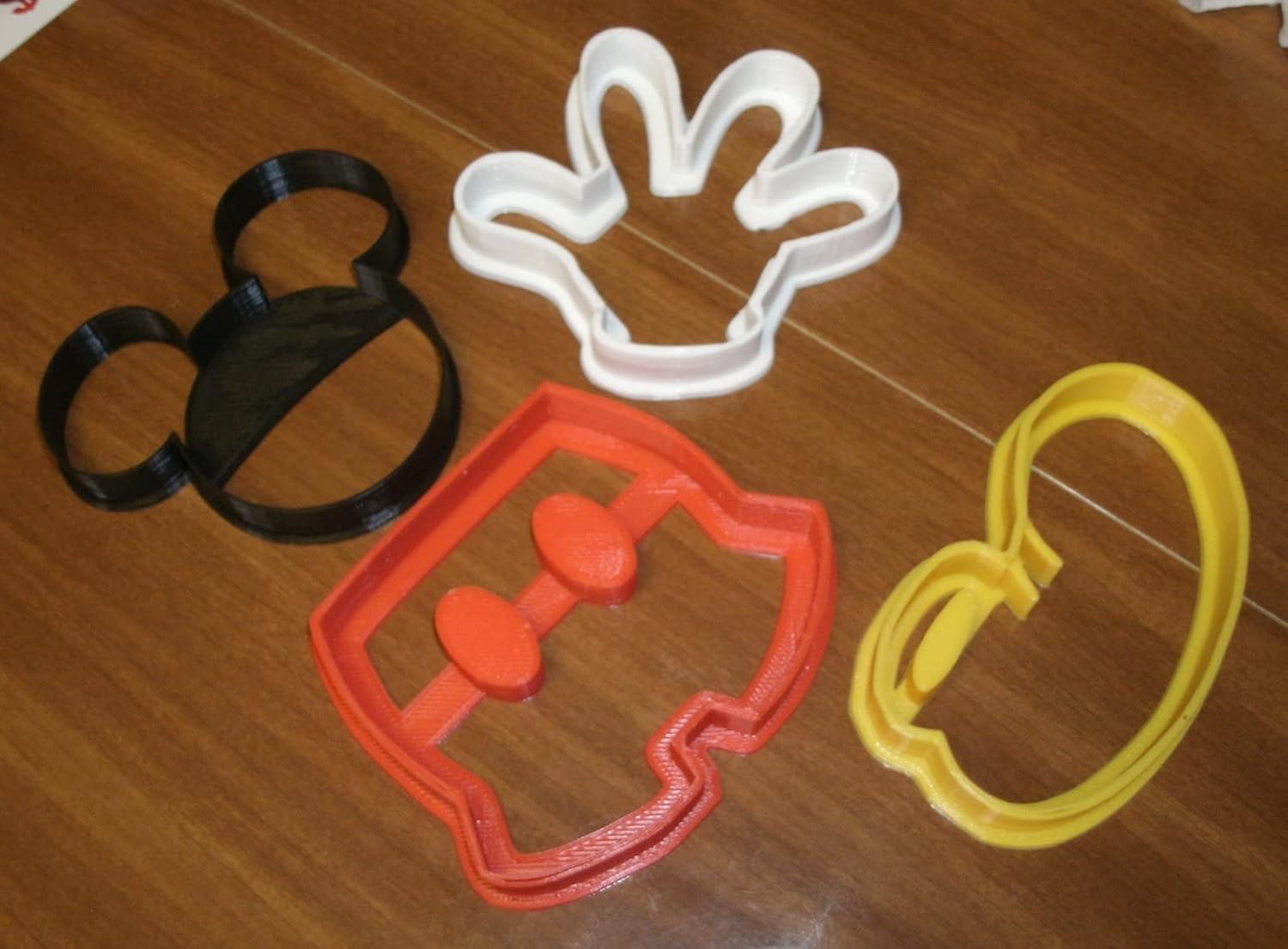 Magical Mouse Cartoon Cookie Cutters Set of 4 Made in USA