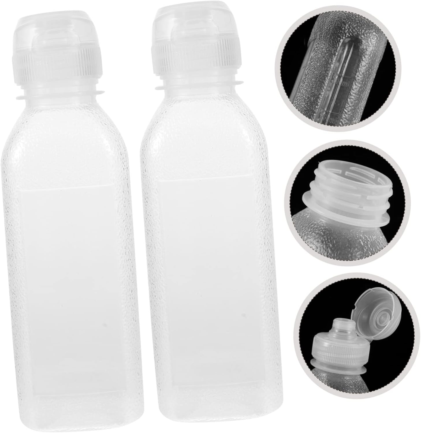 HOLIDYOYO Squeeze Bottles for Sauces Kitchen Oil Dispenser Set of 4
