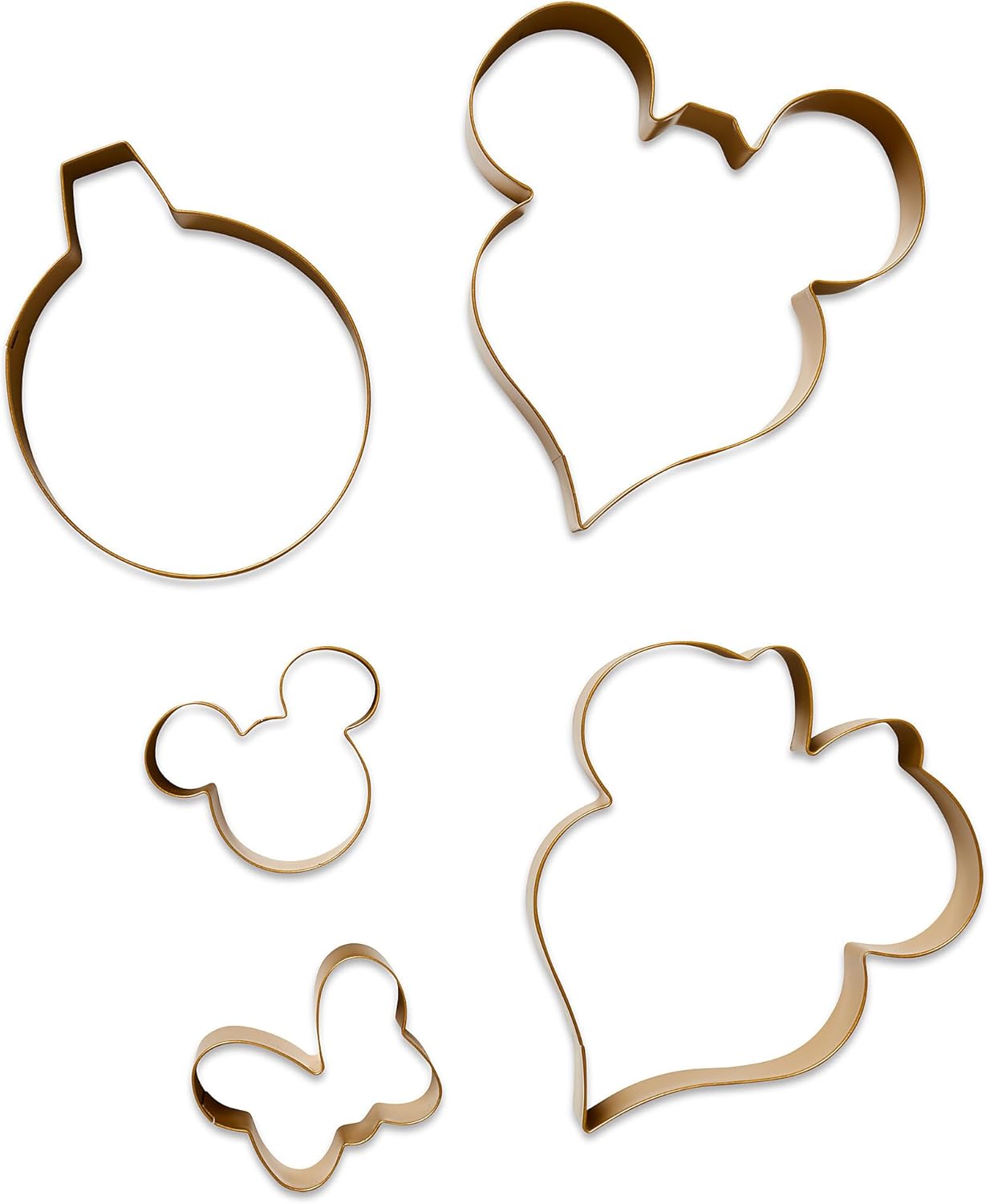 Disney Mickey and Minnie Mouse Holiday Cookie Cutter Set 1