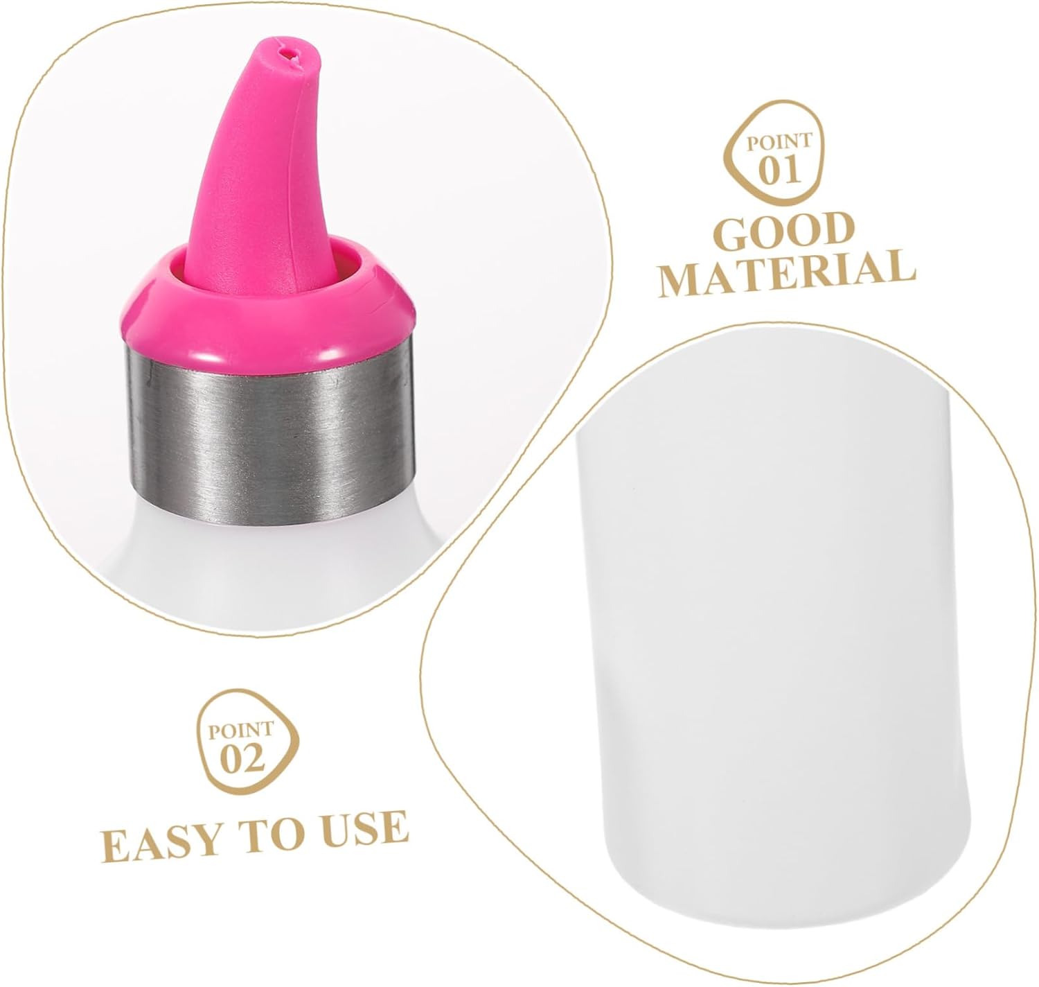 CIYODO Red Condiment Squeeze Bottle - 1pc Kitchen Picnic Use