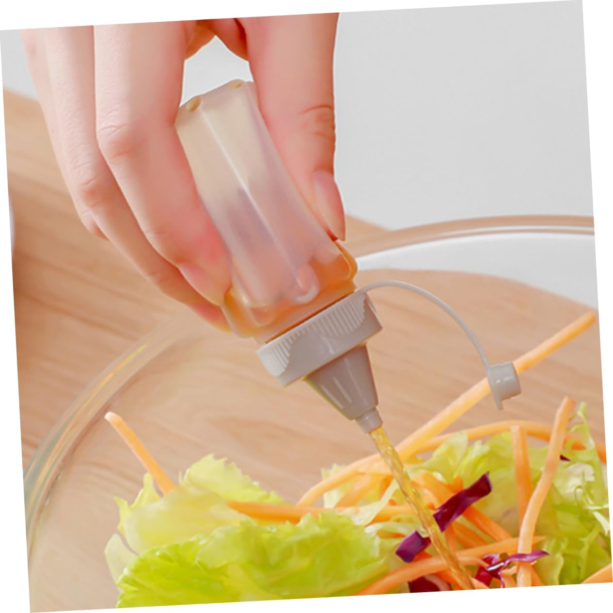 12pcs Leakproof Condiment Squeeze Bottles for Home and Travel 1