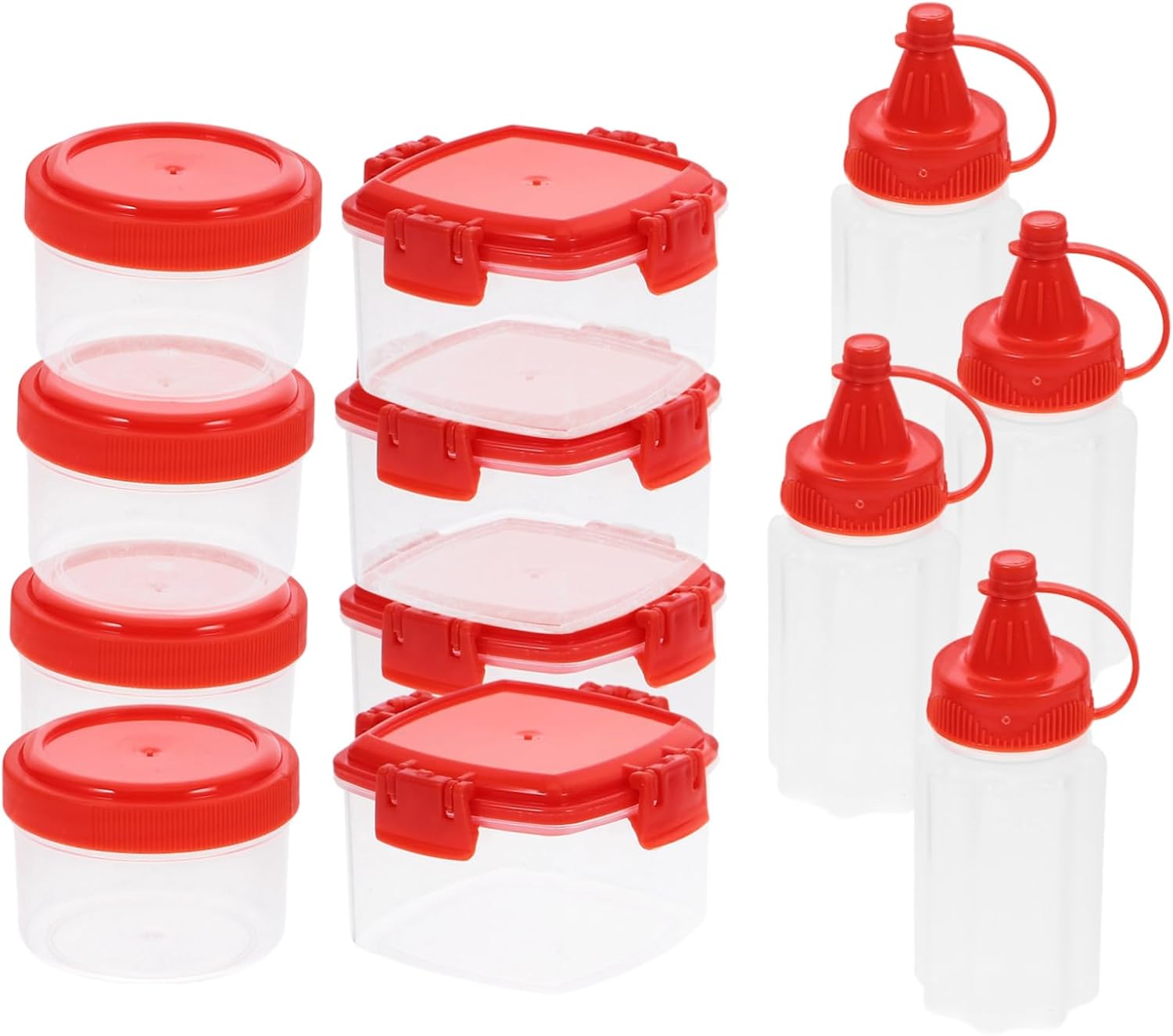 CIYODO Lightweight Condiment Squeeze Bottles Set