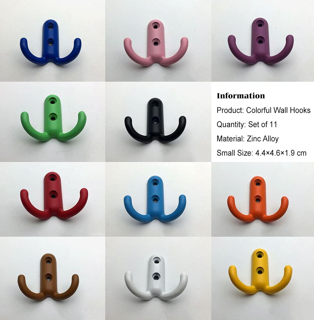 UYUME Multipurpose Wall Hooks Set of 10