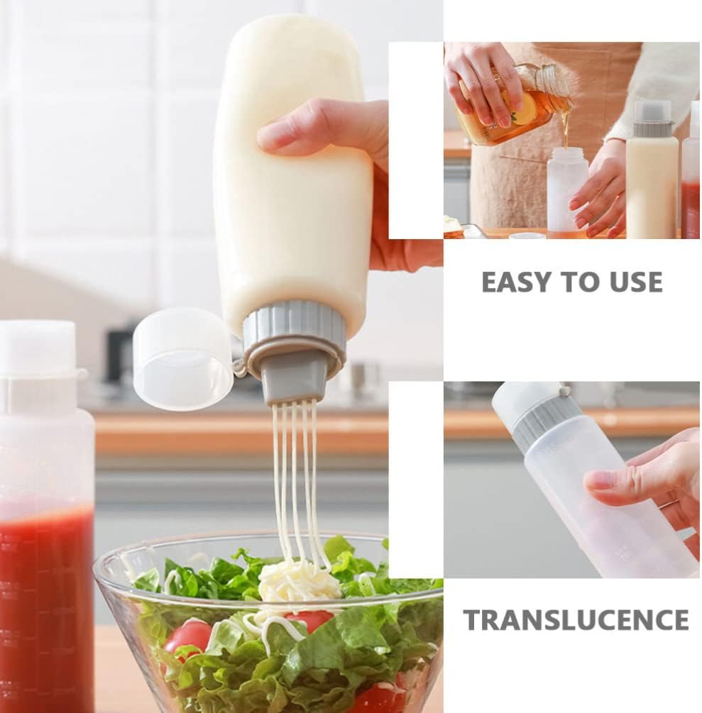 Luxshiny 2pcs Ketchup Squeeze Bottles