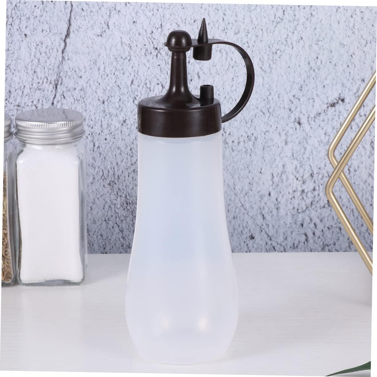 COLLBATH 3 Color Salad Dressing Squeeze Bottles Set