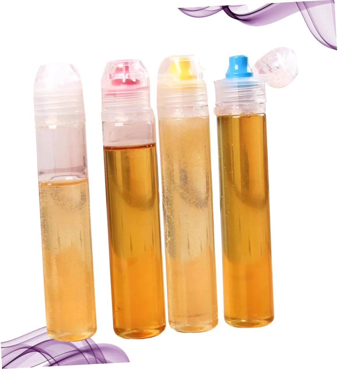 HOLIDYOYO 4PCS Storage Jars with Lids for Makeup and Food