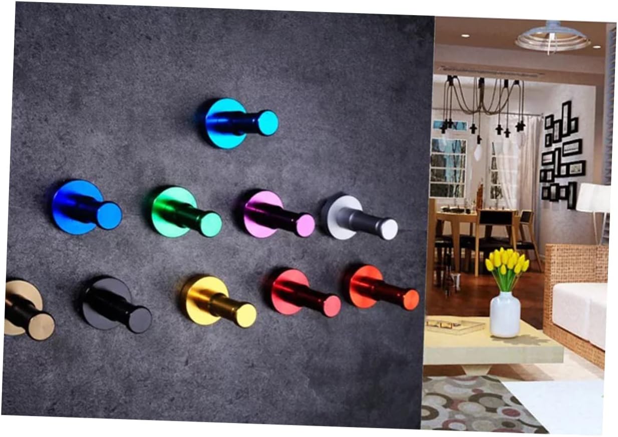 Luxshiny Wall Mount Coat Hooks Modern Style Rust Resistant