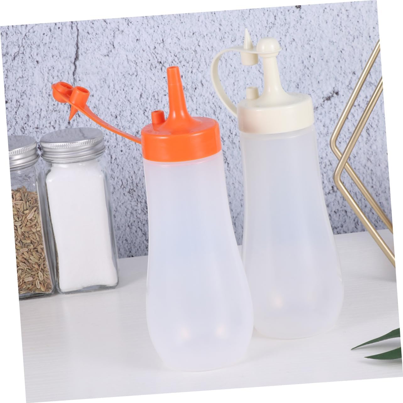 Cabilock 3-Pack Salad Dressing Squeeze Bottles