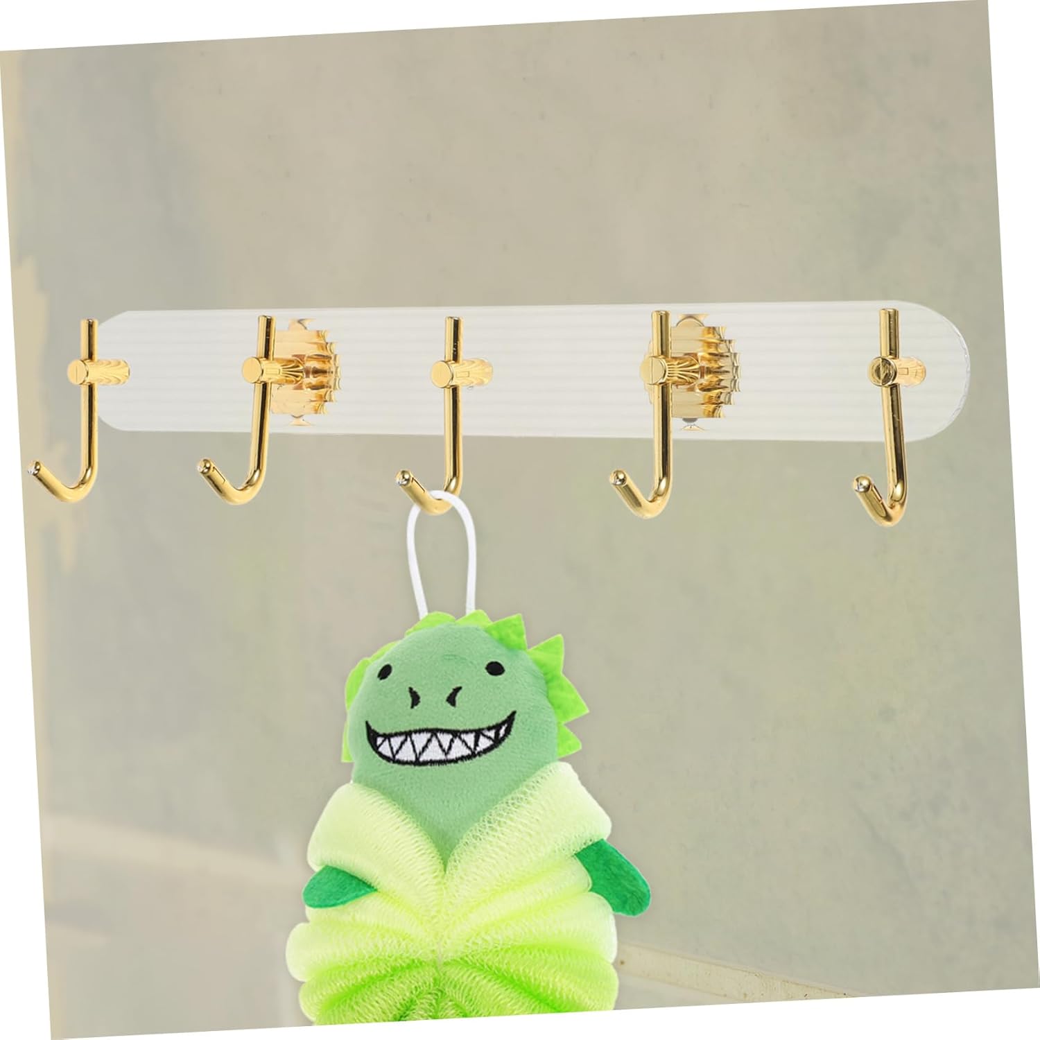 Ciieeo Wall Mounted Towel Hook Strong Adhesive Broom Mop Holder